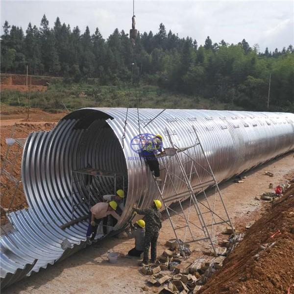 supply corrugated steel culvert pipe to Sarawak, Malaysia